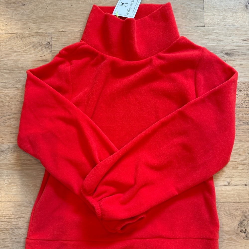 DUDLEY STEPHENS GRACE FLEECE TURTLENECK